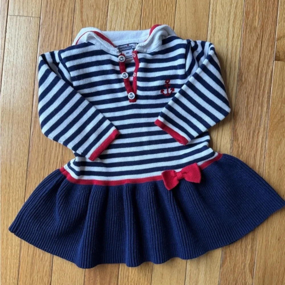 Vintage Heartstrings Nautical Dress (18m)